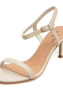 Sandale elegante FLAVIA PASSINI albe, 373402, din piele naturala imagine