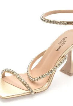 Sandale elegante FLAVIA PASSINI aurii, V1838, din piele naturala imagine