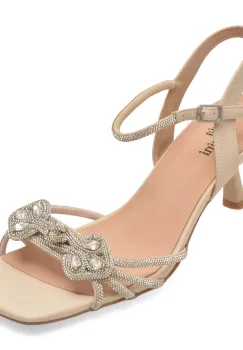 Sandale elegante FLAVIA PASSINI bej, ATH227, din piele naturala imagine