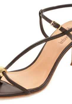 Sandale elegante FLAVIA PASSINI maro, 373401, din piele naturala imagine