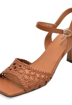 Sandale elegante FLAVIA PASSINI maro, A340, din piele ecologica imagine