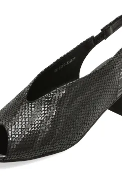 Sandale elegante FLAVIA PASSINI negre, 1325G13, din piele intoarsa imagine