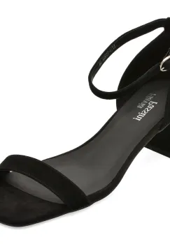 Sandale elegante FLAVIA PASSINI negre, A219, din piele intoarsa imagine