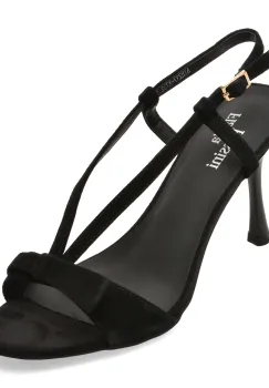 Sandale elegante FLAVIA PASSINI negre, ATH217, din piele intoarsa imagine