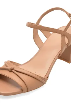 Sandale elegante GEOX maro, D656JC, din piele naturala imagine