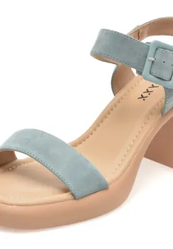 Sandale elegante GRYXX albastre, JL65, din piele intoarsa imagine