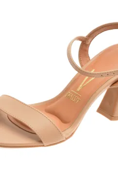 Sandale elegante VIZZANO bej, 6517100, din piele ecologica imagine