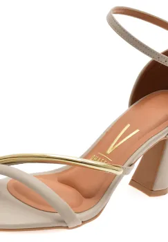 Sandale elegante VIZZANO gri, 6517106, din piele ecologica imagine