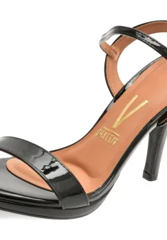 Sandale elegante VIZZANO negre, 6210101, din piele ecologica imagine