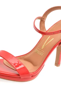 Sandale elegante VIZZANO rosii, 6210101, din piele ecologica imagine