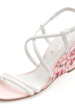 Sandale EPICA albe, 1153237, din piele naturala imagine