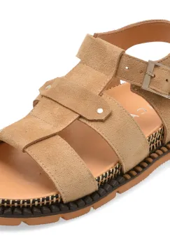 Sandale EPICA bej, 3432618, din piele intoarsa imagine