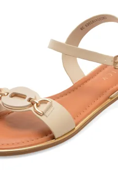 Sandale EPICA bej, 82968, din piele ecologica imagine