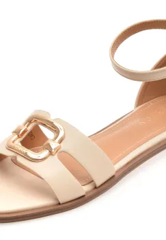 Sandale EPICA bej, 82988, din piele ecologica imagine