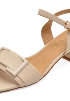 Sandale EPICA bej, UZ1910, din piele naturala imagine