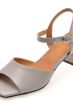 Sandale EPICA gri, 22L, din piele naturala imagine