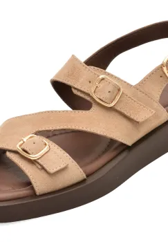 Sandale EPICA gri, 426220, din piele intoarsa imagine