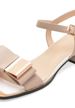 Sandale EPICA gri, XH2411, din piele naturala imagine