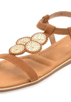 Sandale EPICA maro, 82967, din piele intoarsa imagine