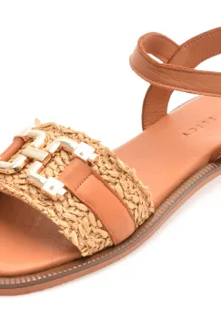 Sandale EPICA maro, TML70T, din piele naturala imagine