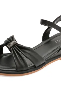 Sandale EPICA negre, 1367H11, din piele naturala imagine