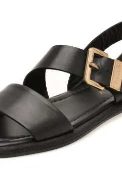 Sandale EPICA negre, 1766395, din piele naturala imagine