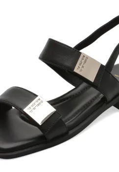 Sandale EPICA negre, 28863, din piele naturala imagine