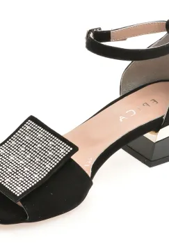 Sandale EPICA negre, 441948, din piele intoarsa imagine