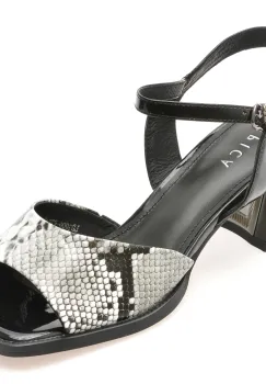 Sandale EPICA negre, LD1000, din piele naturala imagine