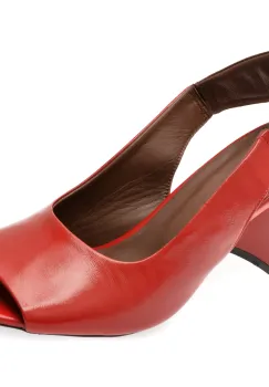 Sandale EPICA rosii, 532258, din piele naturala lacuita imagine