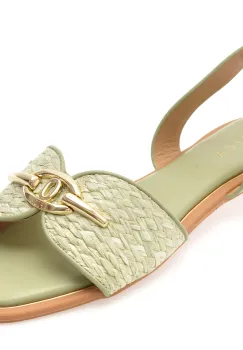 Sandale EPICA verzi, 82951, din piele ecologica imagine