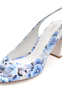 Sandale FLAVIA PASSINI albastre, 1332653, din piele naturala lacuita imagine