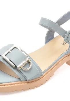 Sandale FLAVIA PASSINI albastre, 1978, din piele naturala imagine
