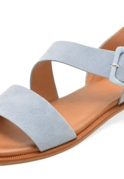 Sandale FLAVIA PASSINI albastre, 35K6, din piele intoarsa imagine