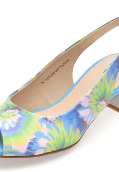 Sandale FLAVIA PASSINI albastre, 3Y609, din piele naturala imagine