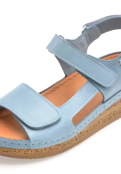 Sandale FLAVIA PASSINI albastre, CS6187, din piele naturala imagine