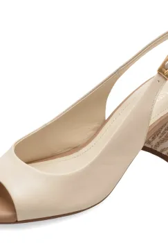 Sandale FLAVIA PASSINI albe, 1205879, din piele naturala imagine