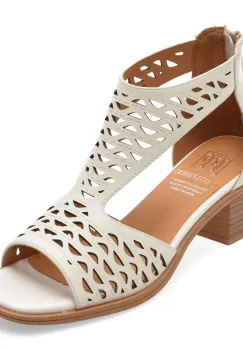 Sandale FLAVIA PASSINI albe, 1372D16, din piele naturala imagine