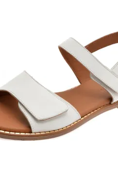 Sandale FLAVIA PASSINI albe, 2921003, din piele naturala imagine