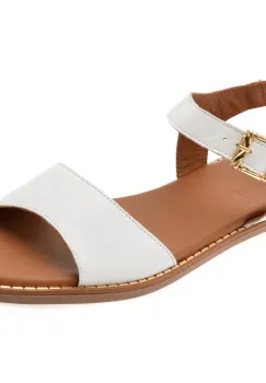 Sandale FLAVIA PASSINI albe, 2921006, din piele naturala imagine