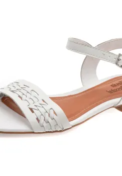 Sandale FLAVIA PASSINI albe, 366903, din piele naturala imagine