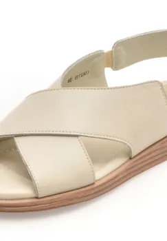 Sandale FLAVIA PASSINI albe, 56211, din piele naturala imagine