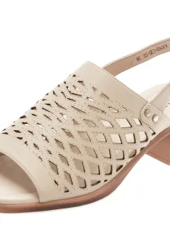 Sandale FLAVIA PASSINI bej, 1045C32, din piele naturala imagine