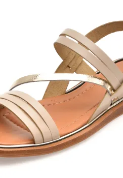 Sandale FLAVIA PASSINI bej, 11505, din piele naturala imagine