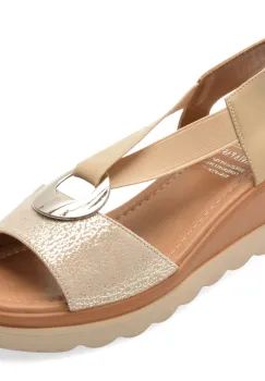 Sandale FLAVIA PASSINI bej, 1706G11, din piele naturala imagine