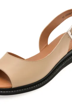 Sandale FLAVIA PASSINI bej, 17721, din piele naturala imagine