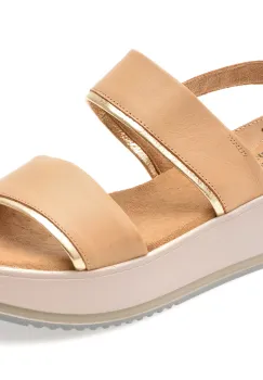 Sandale FLAVIA PASSINI bej, 28700, din piele naturala imagine