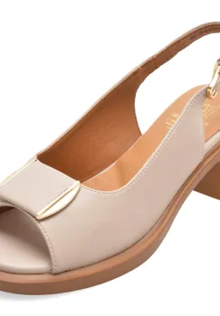 Sandale FLAVIA PASSINI bej, 5005, din piele naturala imagine