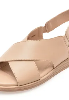 Sandale FLAVIA PASSINI bej, 56211, din piele naturala imagine