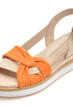 Sandale FLAVIA PASSINI bej, 6002, din piele naturala imagine